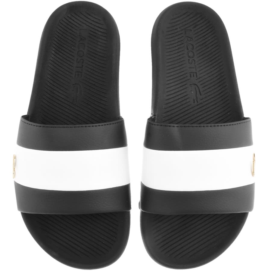 Alternative Image for ProductLacoste Croco Sliders Black1